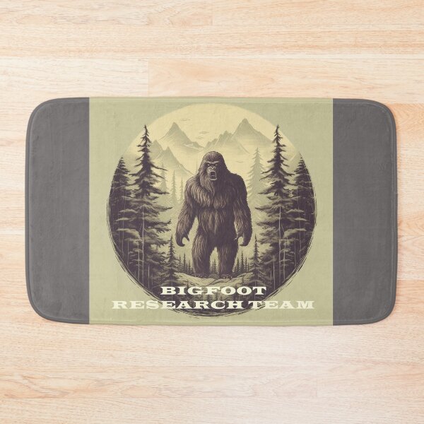 Item preview, Bigfoot Research Team Retro Forest Mountain Design  designed and sold by redstar19.