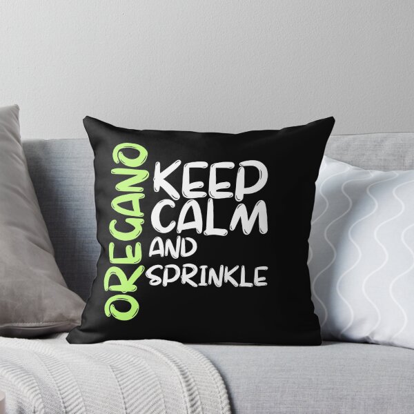 Item preview, Stay calm and sprinkle oregano designed and sold by GartenIdeen.