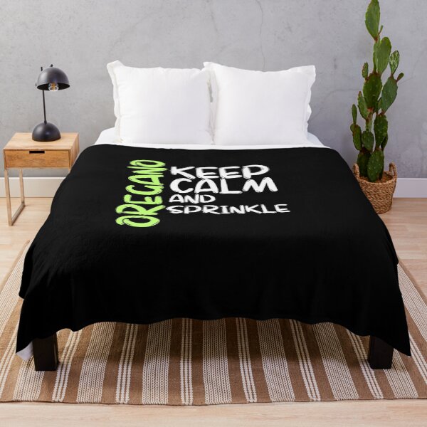 Item preview, Stay calm and sprinkle oregano designed and sold by GartenIdeen.