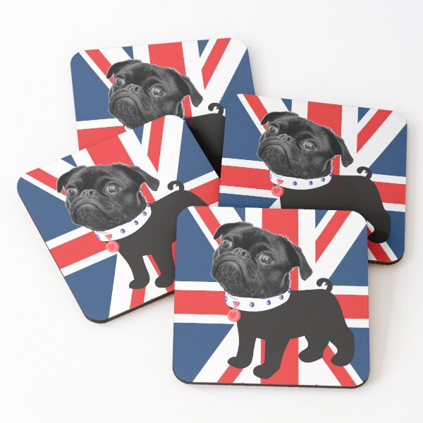 Item preview, British pug designed and sold by GasconyPassion.