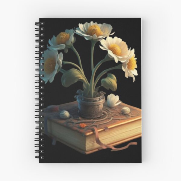 Item preview, Flower growing from a book designed and sold by Obinne.