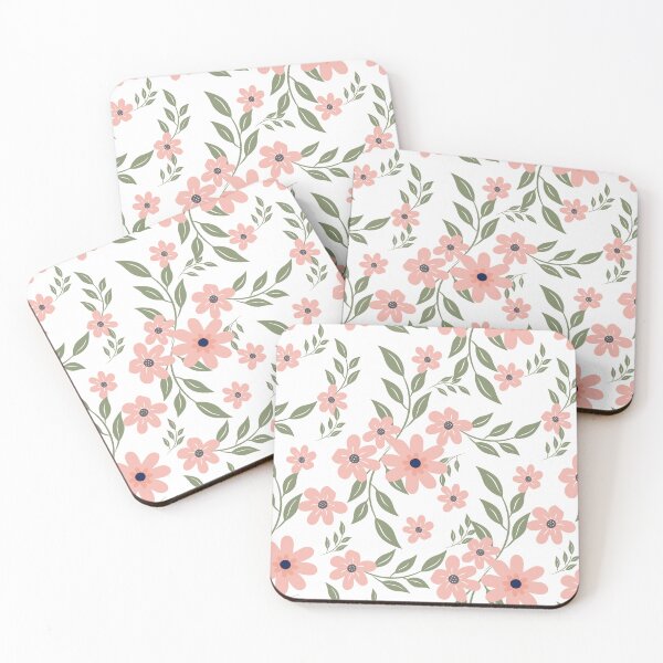 Item preview, Orange flowers with green leaves designed and sold by FunPrintCraft.