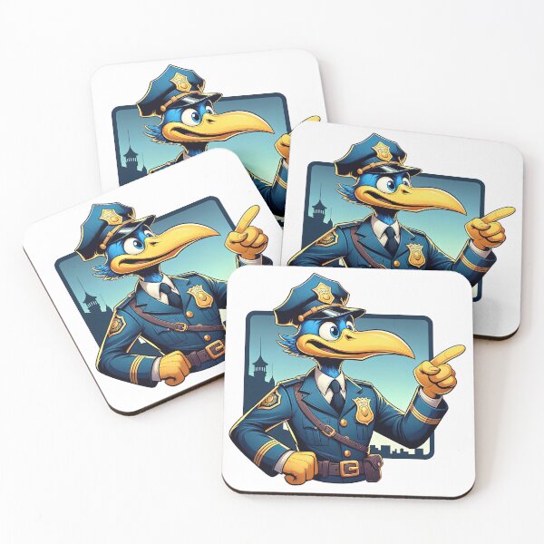 Item preview, Squawk and Awe: The Brave Bird Protecting the City designed and sold by artwaves.