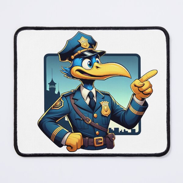 Item preview, Squawk and Awe: The Brave Bird Protecting the City designed and sold by artwaves.