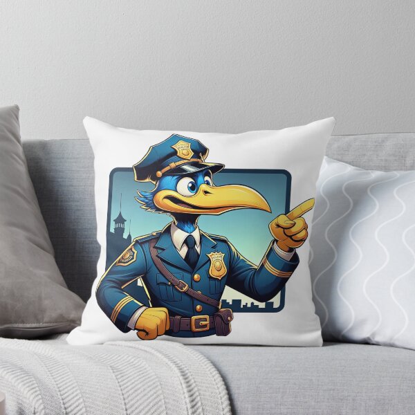 Item preview, Squawk and Awe: The Brave Bird Protecting the City designed and sold by artwaves.