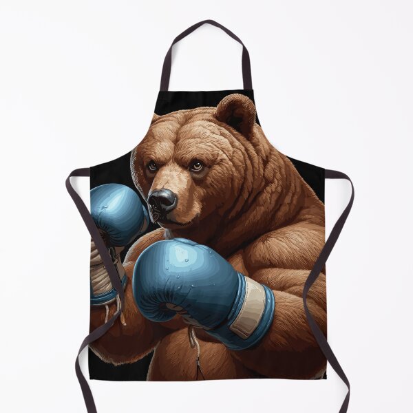 Item preview, Knockout Bruin Majestic Boxing Bear Art v2 designed and sold by iwcus.