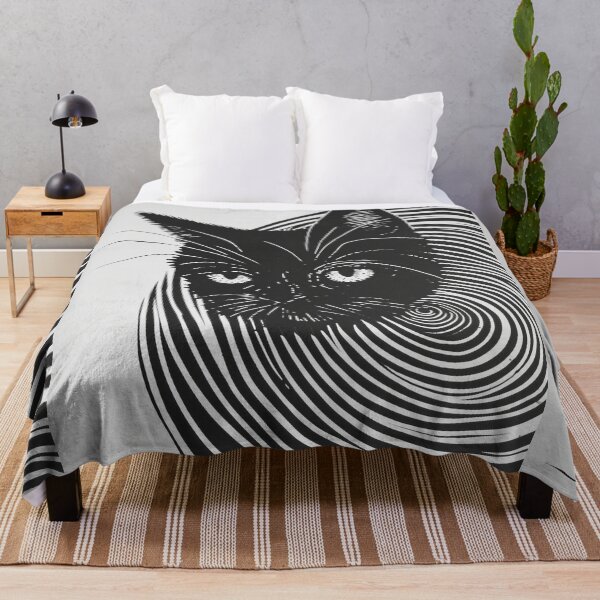 Item preview, Black Cat by the Spiral: Abstract Expression designed and sold by Piotrek0001.