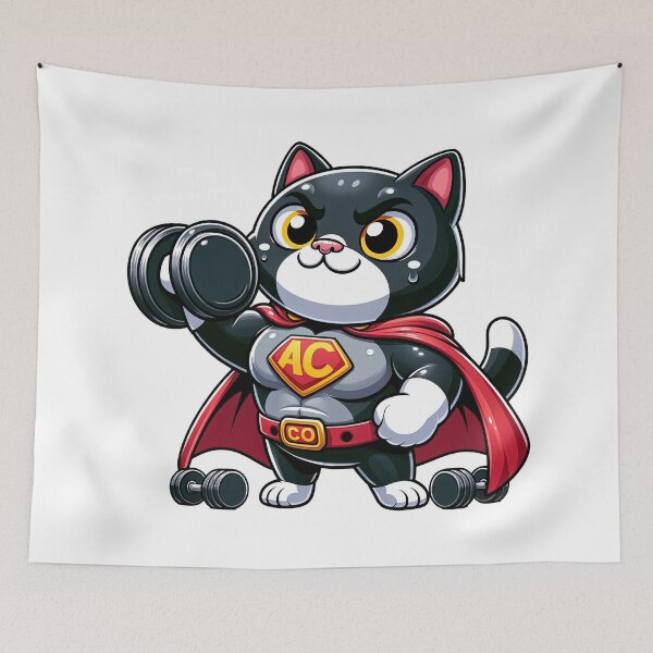 Item preview, Mighty Whiskers: The Superhero Cat designed and sold by artwaves.