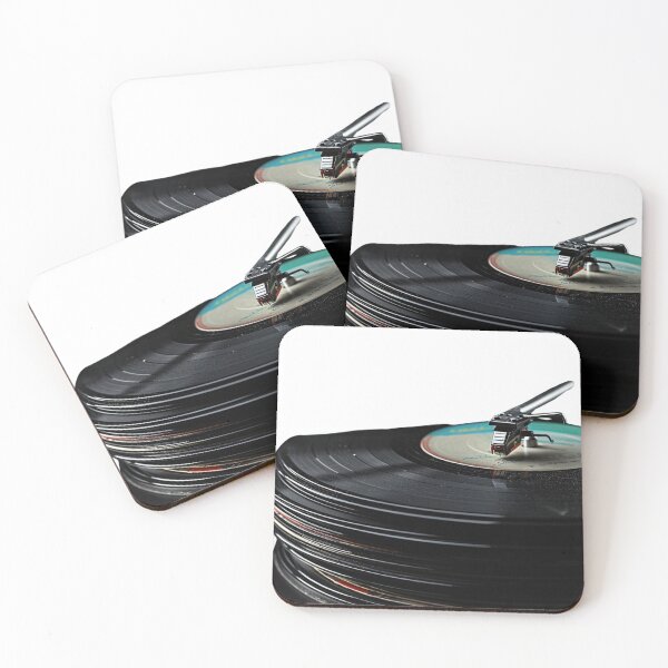 Item preview, Turntable Needle on a Spinning Vinyl Record designed and sold by kitidach-create.