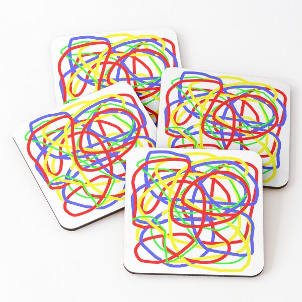 Item preview, Color Tangle designed and sold by Square Root of Squid.