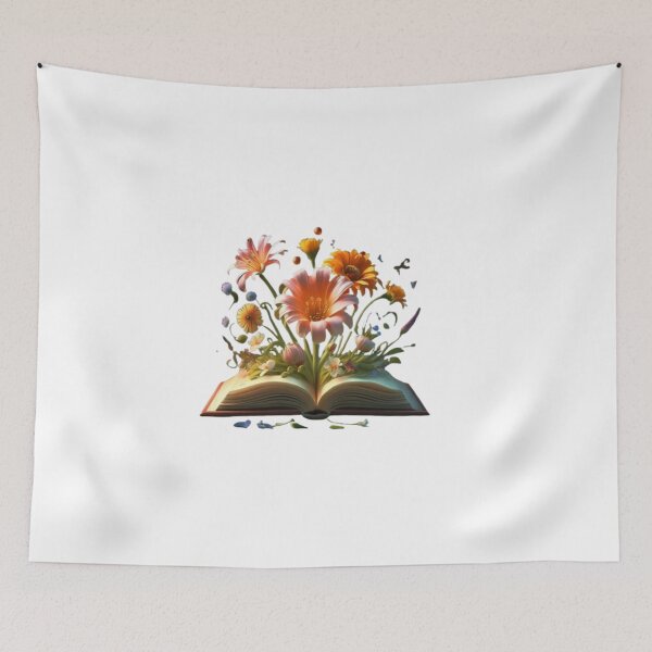 Item preview,  "Flower Growing From A Book". Cute flower gift designed and sold by Obinne.