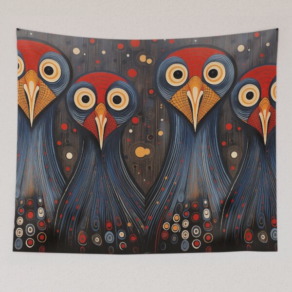 Item preview, Helmeted guineafowl art designed and sold by Rockwpapart.