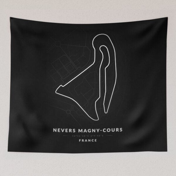 Item preview, Nevers Magny-Cours circuit in France in Black and white designed and sold by Jerhus.