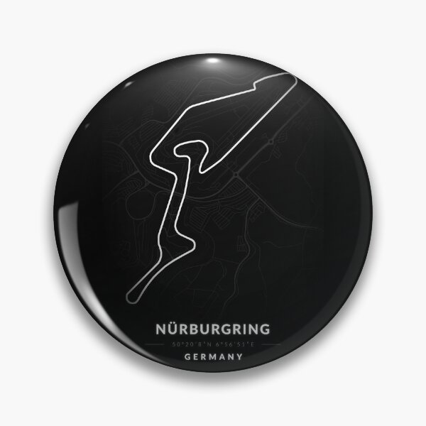Item preview, Nürburgring circuit in Germany in Black and white designed and sold by Jerhus.