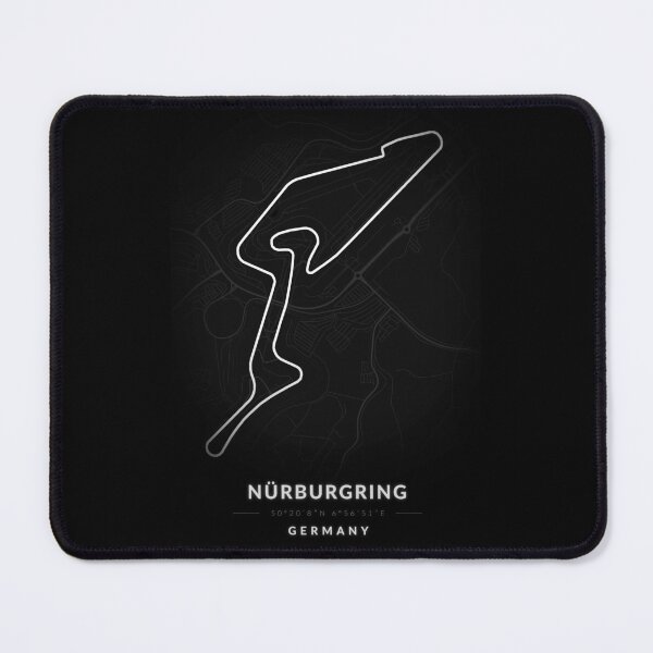 Item preview, Nürburgring circuit in Germany in Black and white designed and sold by Jerhus.