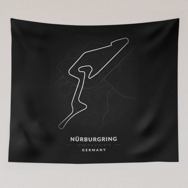 Item preview, Nürburgring circuit in Germany in Black and white designed and sold by Jerhus.