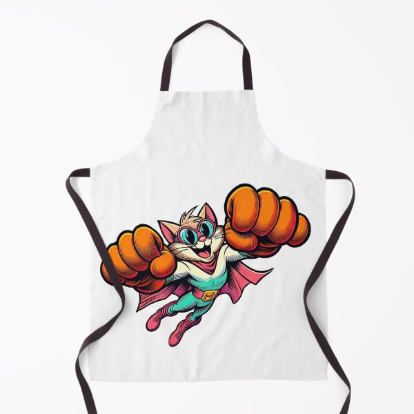 Item preview, Paws of Power: Dynamic Feline Superhero in Flight designed and sold by artwaves.