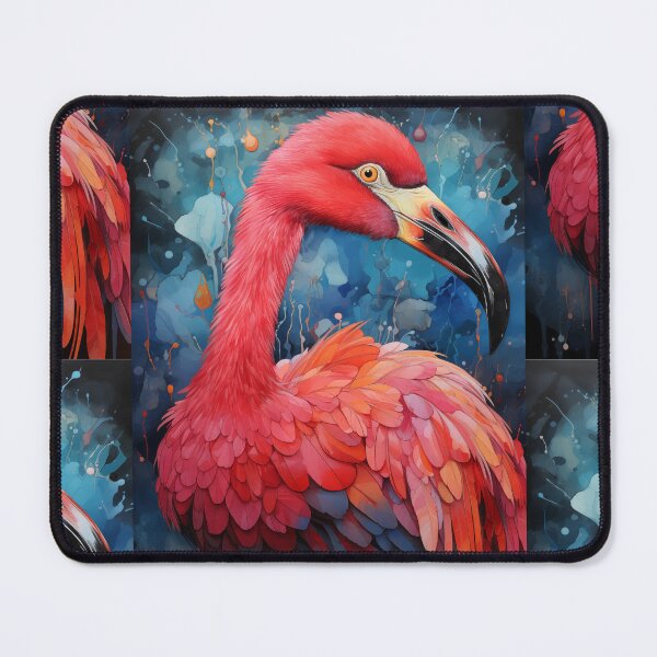 Item preview, Lesser flamingo art designed and sold by Rockwpapart.