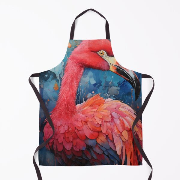 Item preview, Lesser flamingo art designed and sold by Rockwpapart.