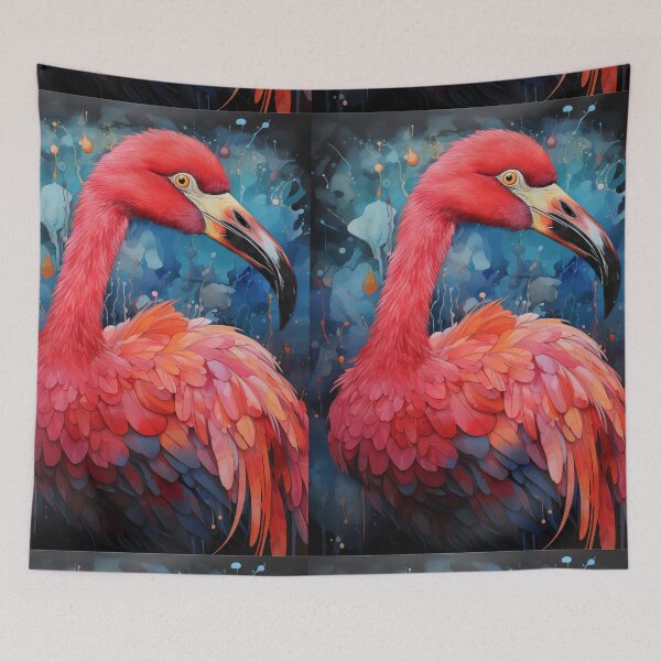 Item preview, Lesser flamingo art designed and sold by Rockwpapart.