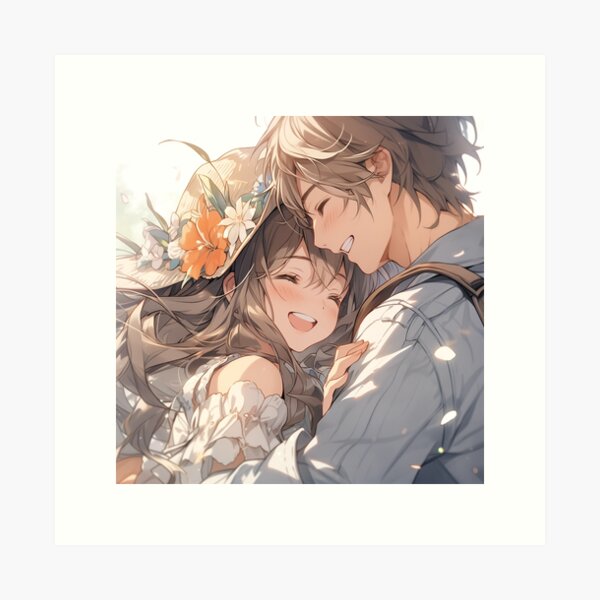 Anime Love Couple - Selection 9 Art Print
