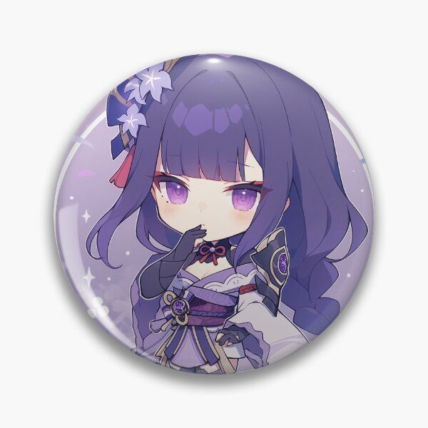 Item preview, Raiden Shogun Genshin impact art designed and sold by Shineamv.