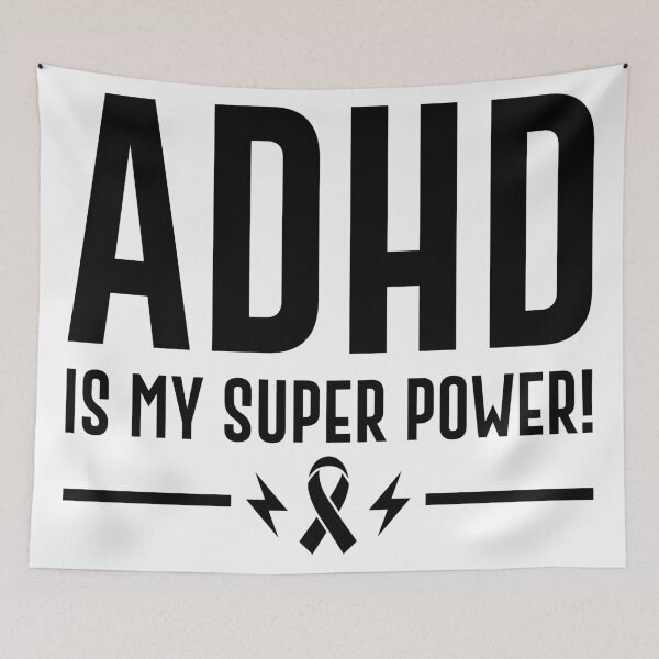 Item preview, ADHD Is My Superpower  designed and sold by Hairball-Pets.