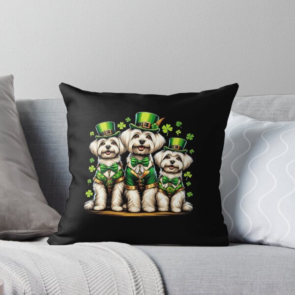 Item preview, Maltese Dog Family St Patrick's Day Irish Leprechaun Clover Shamrock designed and sold by JoelFox165.