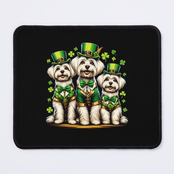 Item preview, Maltese Dog Family St Patrick's Day Irish Leprechaun Clover Shamrock designed and sold by JoelFox165.