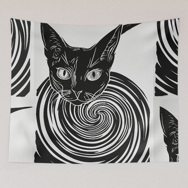Item preview, Cat in the Dark Play of the Spiral: Abstract Entanglement designed and sold by Piotrek0001.