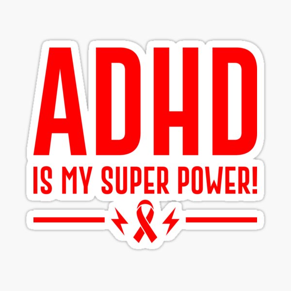 Item preview,  ADHD Is My Superpower  designed and sold by Hairball-Pets.