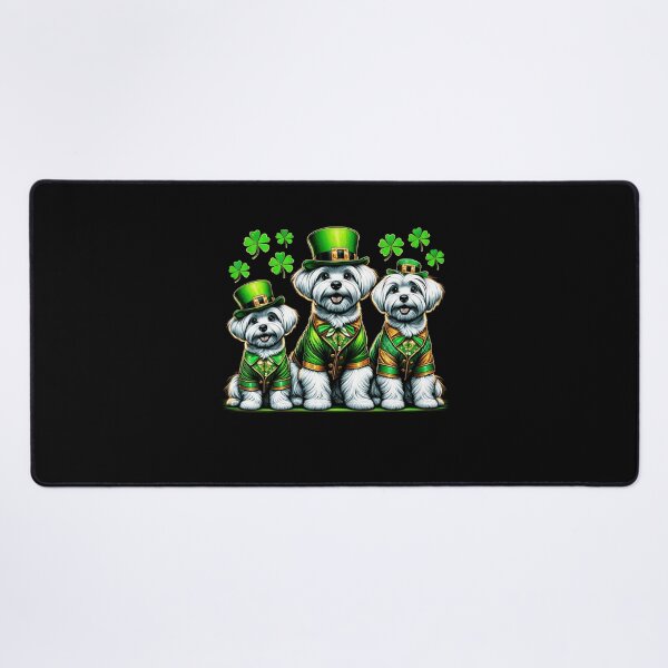 Item preview, Maltese Dog Family St Patrick's Day Irish Leprechaun Clover Shamrock designed and sold by JoelFox165.