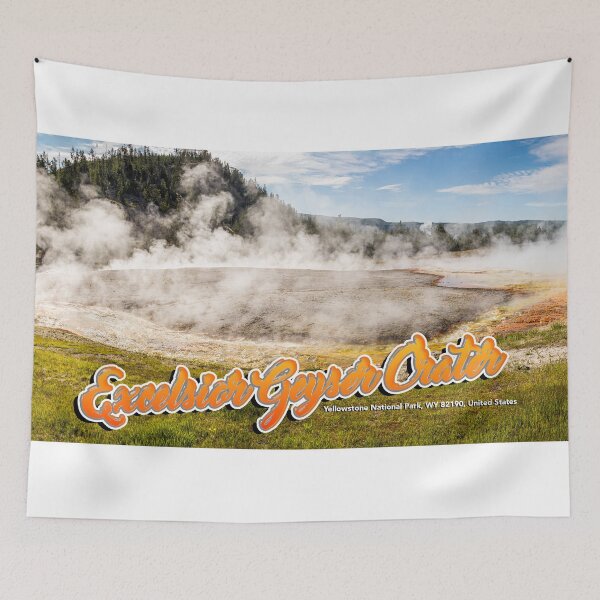 Item preview, Excelsior Geyser Crater Yellowstone designed and sold by GestaltImagery.