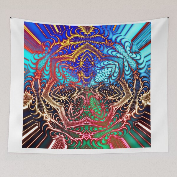 Item preview, Great Colorful Heptagon Mandala 1 designed and sold by rodmillar.