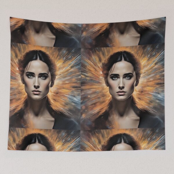 Item preview, colorful action with Jennifer Connelly designed and sold by bogfl.