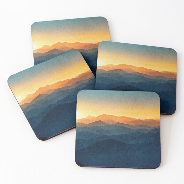Item preview, Sunset Mountains  designed and sold by Ravenbluff.