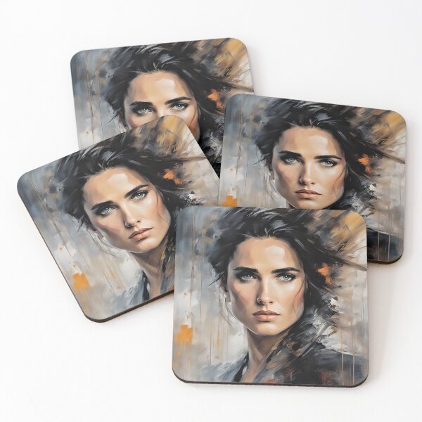 Artikelvorschau, Aquarellvision von Jennifer Connelly entworfen und verkauft von bogfl.