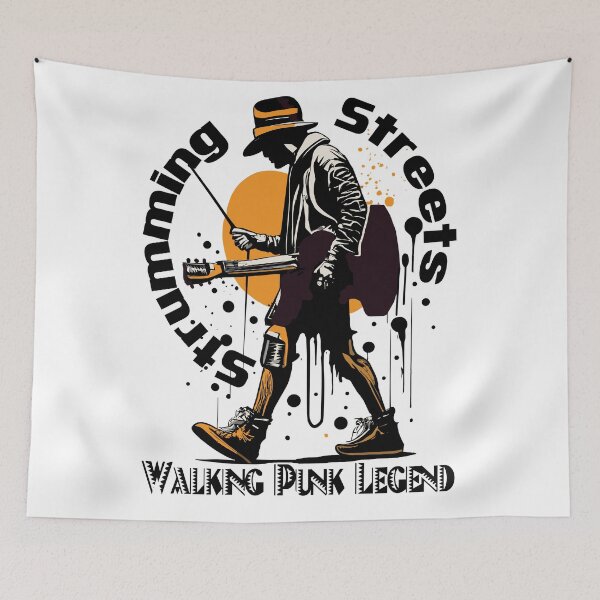 Item preview, Strumming Streets: Walking Punk Legend designed and sold by Concept-Hub.