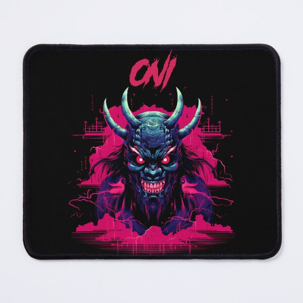 Item preview, Oni Synthwave Cyberpunk designed and sold by GlitchGrotesque.