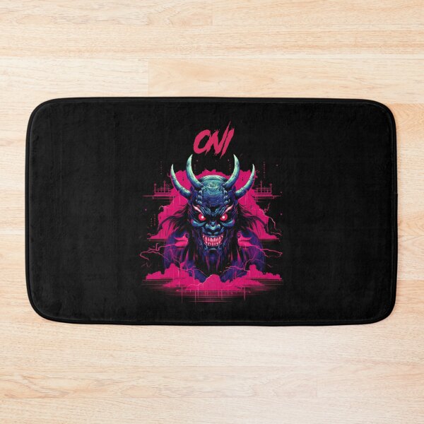 Item preview, Oni Synthwave Cyberpunk designed and sold by GlitchGrotesque.