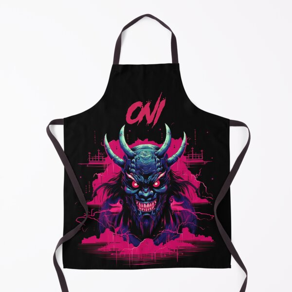 Item preview, Oni Synthwave Cyberpunk designed and sold by GlitchGrotesque.