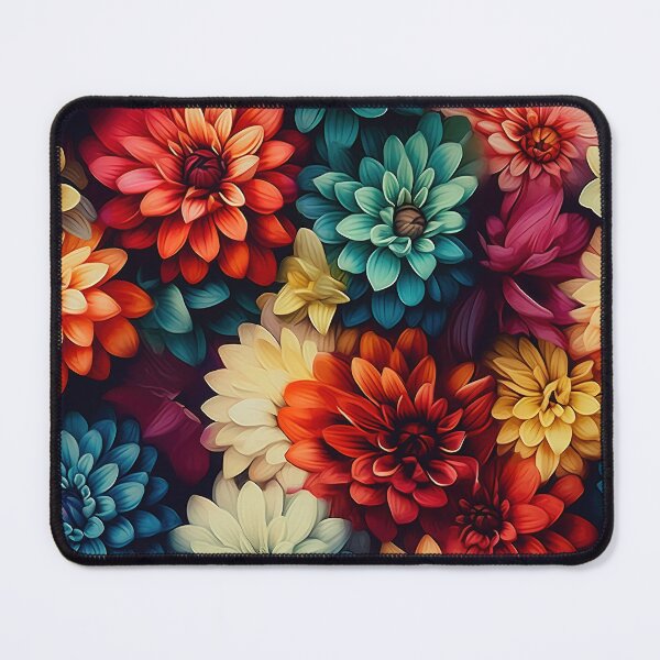 Item preview, Zinnia Tile 30: Rainbow Smiles in a Field of Daisy Dandelions and Sunshine of Nature's Confetti Party designed and sold by TheBrainArt.