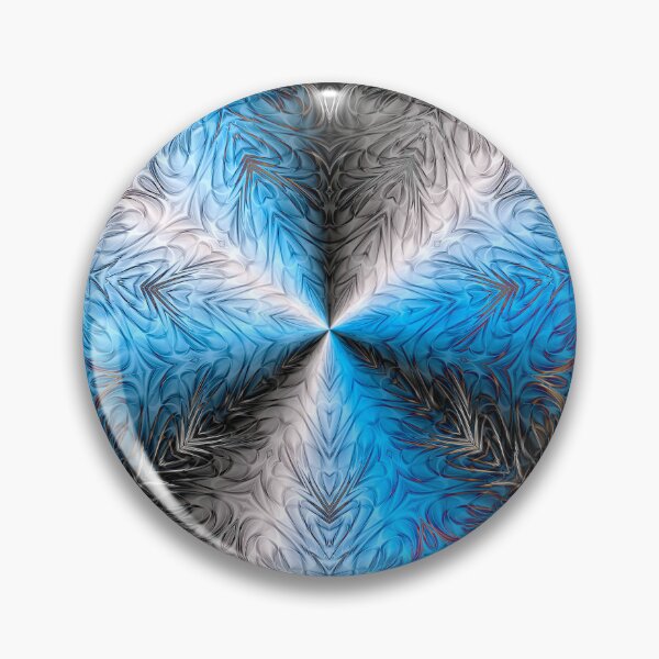 Item preview, GreatBlueSculptedShieldMandala1 designed and sold by rodmillar.