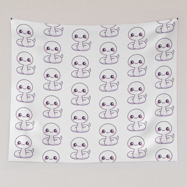 Item preview, Happy & Shy Smiling Snake designed and sold by BrianSaysDesign.