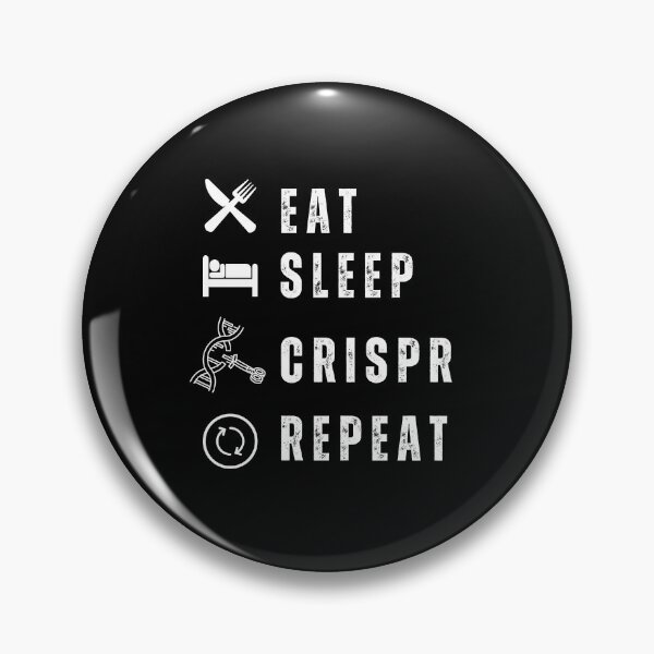 Item preview, Eat, sleep, crispr, repeat. Funny science design for people working in a laboratory, pink pipet designed and sold by Lady-Frost.