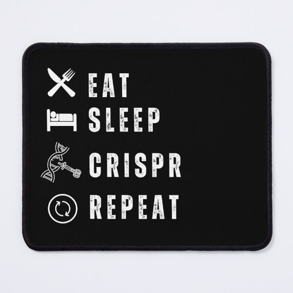Item preview, Eat, sleep, crispr, repeat. Funny science design for people working in a laboratory, pink pipet designed and sold by Lady-Frost.