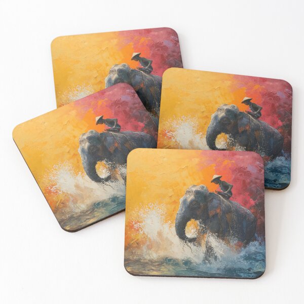 Item preview, Elephant Art Prints designed and sold by Nanfha.