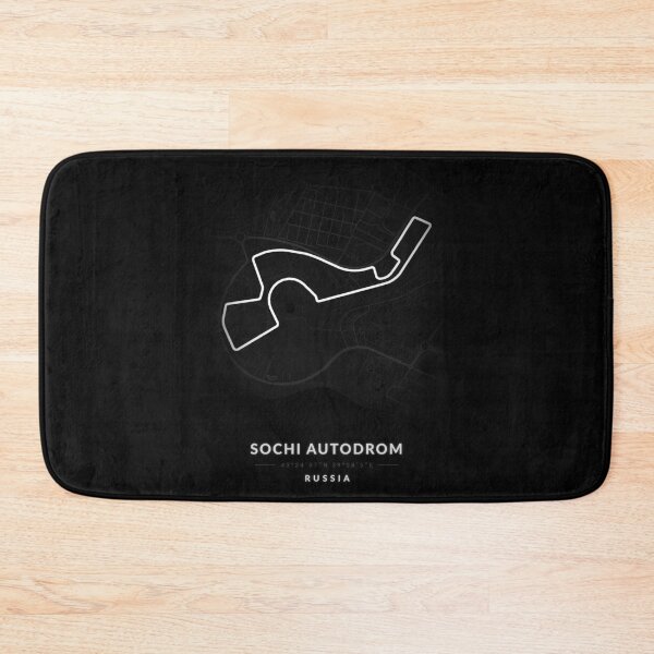Item preview, Sochi Autodrom circuit in Russia in Black and white designed and sold by Jerhus.