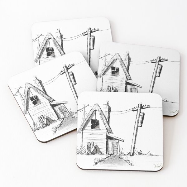 Item preview, Ink drawing - small shack designed and sold by OzzieClothingC0.