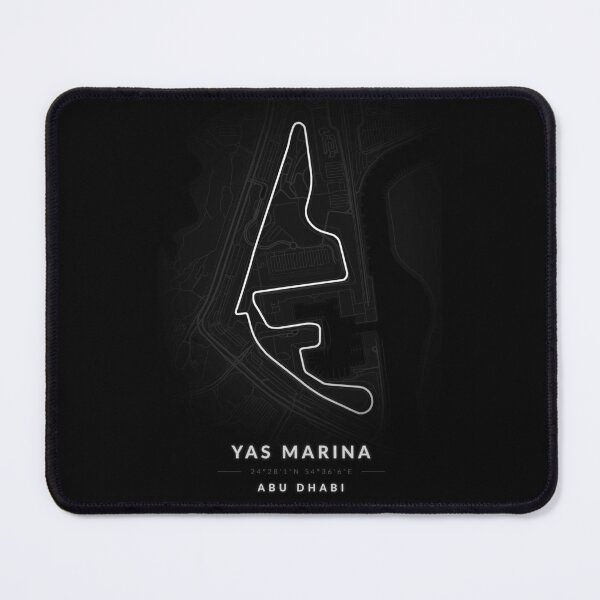 Item preview, Yas Marina Circuit Circuit in Abu Dhabi in Black and White designed and sold by Jerhus.